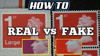 How To SPOT FAKE Postage STAMPS