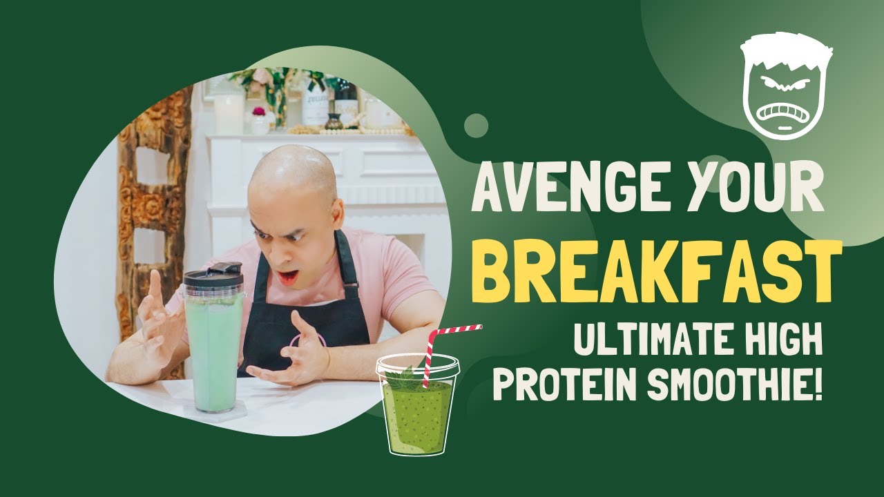 IRON MAN TONY STARK GREEN JUICE HIGH PROTEIN LOW CALORIE SUPERHERO