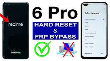 Realme 6 Pro : Hard Reset & FRP Bypass - (Without PC) - Easy Method 100% Working