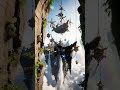 Flying Through a Chaotic Floating Island Market #skycity #aianimation #fantasyadventures #ai