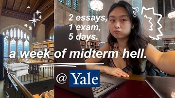 yale student v. exams 😥 | productive 12hr study days, all nighter, library lock-ins