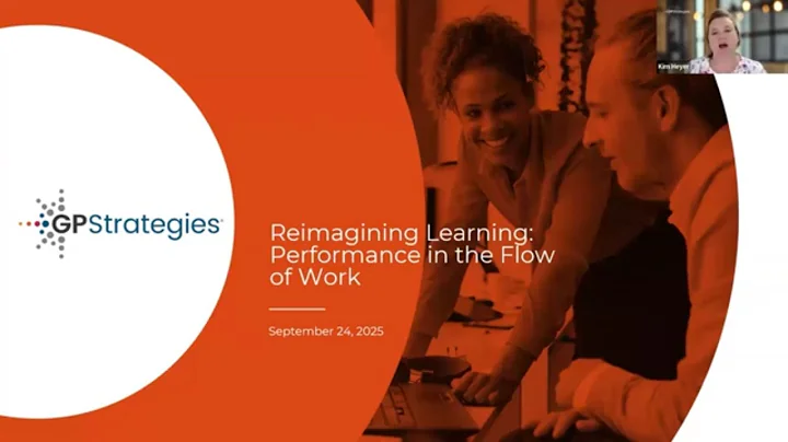 Webinar | Reimagining Learning: Performance in the Flow of Work