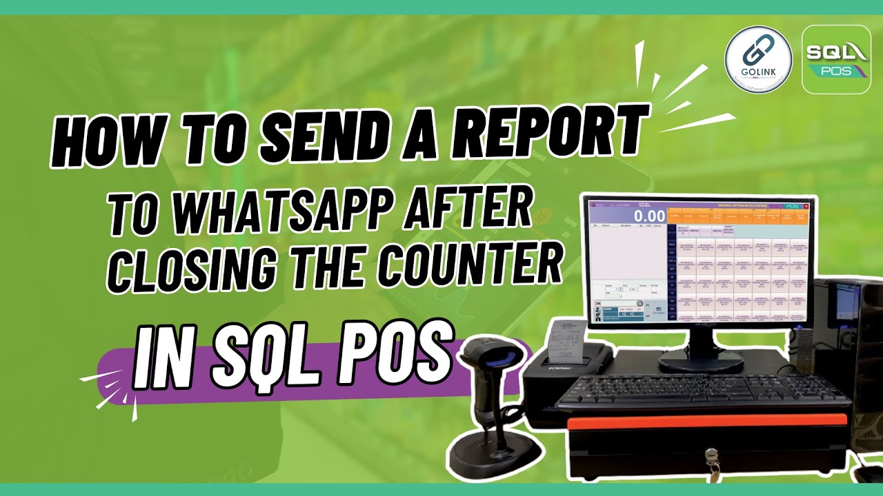 How to set up SQL POS sends a report to Whatsapp daily after closing ...