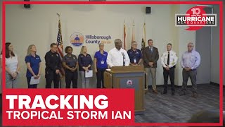 Hillsborough County preps for Tropical Storm Ian, which is forecast to become hurricane