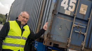 How to transport 45 ft. container correctly  KRONE eLTU6 | KRONE TV