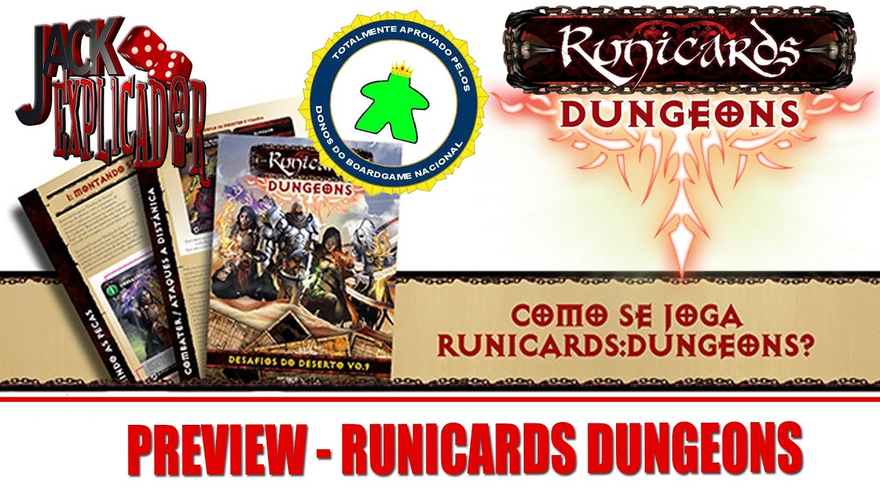 Runicards - Jogo de cartas cooperativo que simula uma aventura de