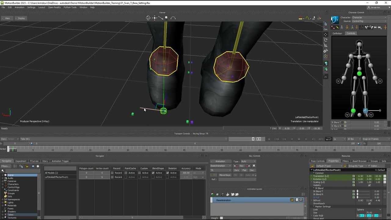 3da Max Biped 사용자를 위한 MotionBuilder 기본 교육 2 HumanIK를 통한 2족4족 셋팅 YouTube