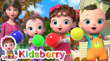 Color Ball Go Back to Basket + More Nursery Rhymes | Learn Colors | Baby Songs