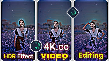🔥HDR CC Effect | Smooth + HDR | New Alight Motion HDR Video Editing | Technical Asmatali 