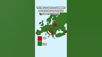 Trying to Get a Comment From Every European Country Part 5 #europe