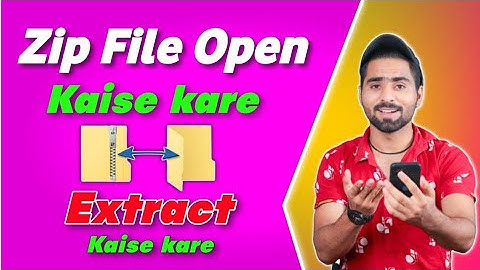 How to extract zip file • Zip file kaise open kare • How to open zip file | Android