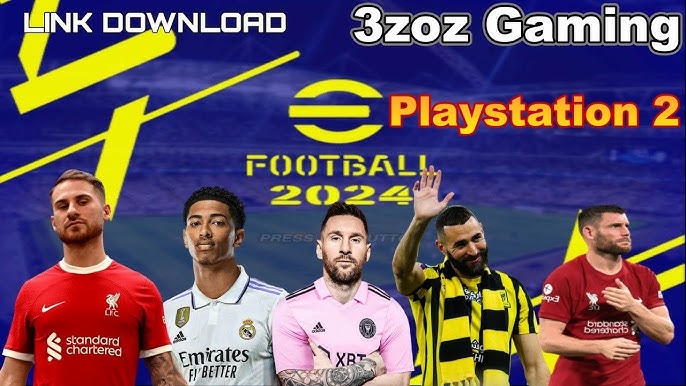 🚨 EFOOTBALL PES 2023 (PS2) ISO MARÇO 100% ATUALIZADO , TIMES