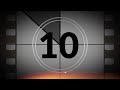 Copyright free old film countdown  10 seconds