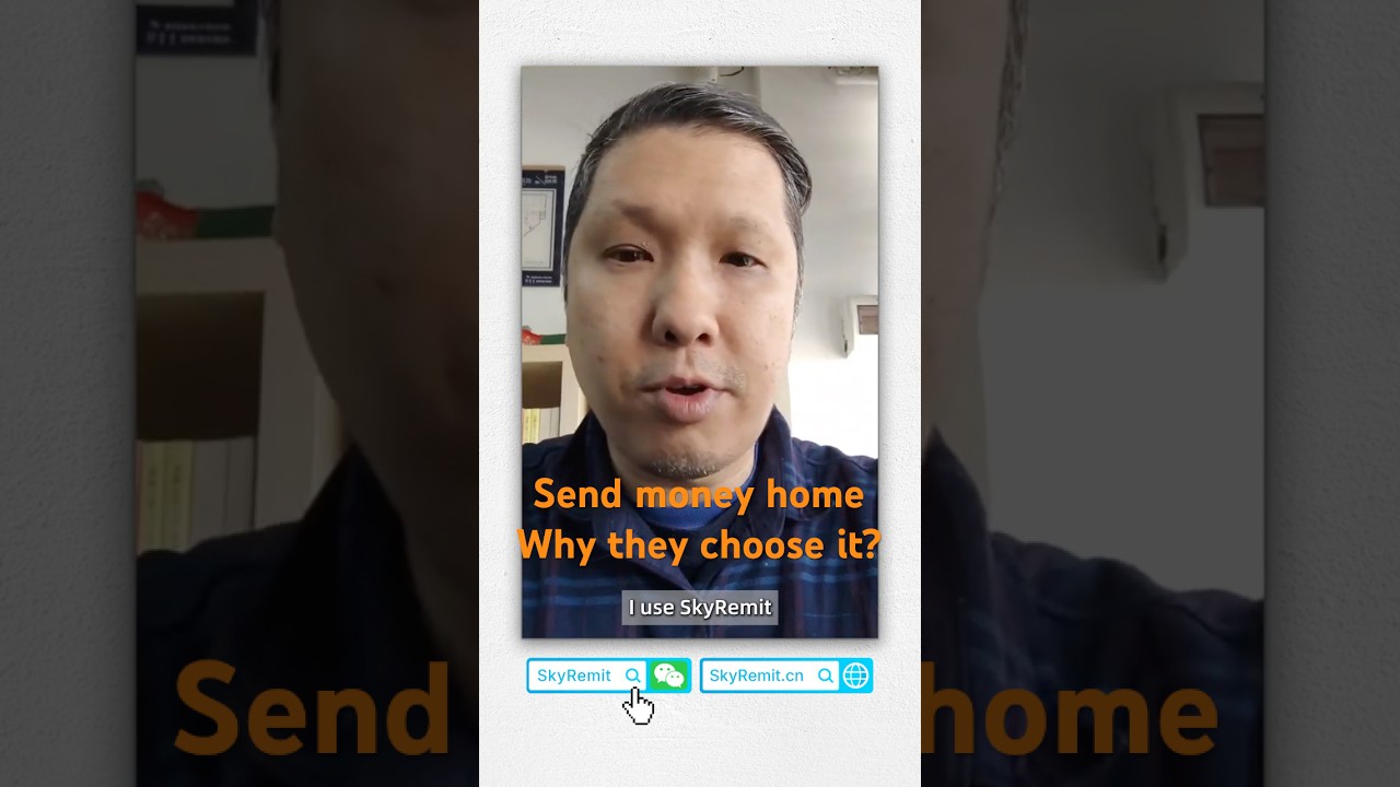 Expats in China, send money home -- use SkyRemit. 