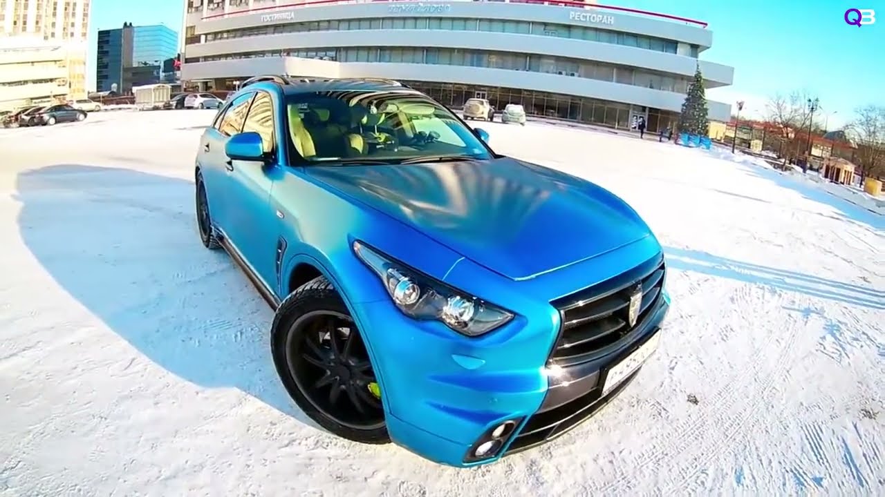 Infiniti FX50S Покраска Винило керамикой Shine Royal Blue