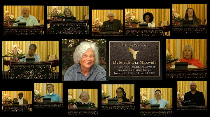 Deborah Dix Maxwell Celebration of Life Ceremony  ...