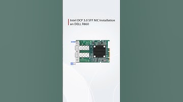 FS Intel OCP 3.0 SFF NIC Installation Guide on DELL R860 #shorts #OCP #networkinterfacecard