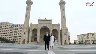 President and First Lady viewed conditions created at new building of Khanim Fatimeyi Zahra mosque