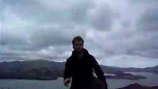 Bipo Break Dancing in Mountains