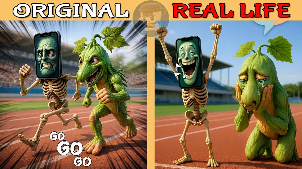 Brainrot Memes Compete With Each Other | Brainrot Original vs Real life ...