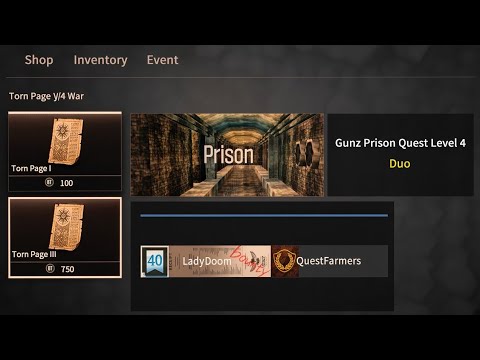 Gunz (Steam) Prison Quest Level 4 (No glitch) DUO