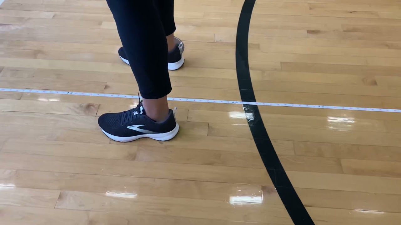 Fitness assessment broad jump