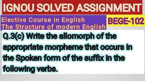 IGNOU SOLVED ASSIGNMENT BEGE-102 Q.3(c)