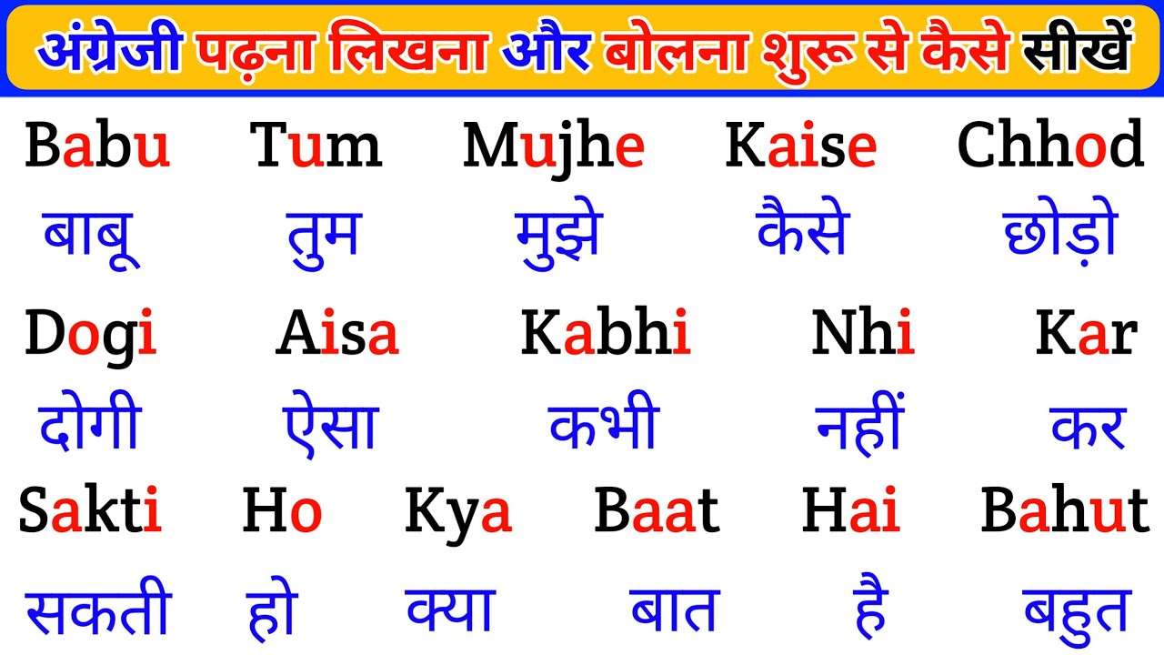 English Padhna-Likhna Sikhe | English पढ़ने लिखने का आसान तरीका | Angreji Padhna Bolna Kaise Sikhe 