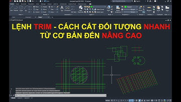 Lệnh Trim - Cách cắt đối tượng NHANH từ cơ bản đến NÂNG CAO trong Autocad - Xây dựng 247