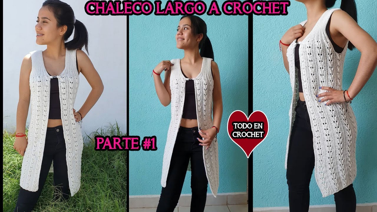 chalecos largos para mujer