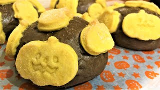 かぼちゃの「メロンパンdeコッタ」のハロウィンメロンパン！作ってみたよ！【パン作り】