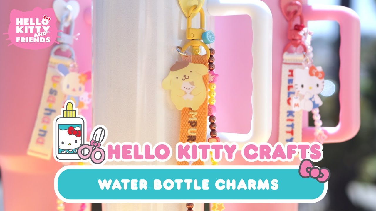 Hello Kitty and Friends Water Bottle Charms | Hello Kitty Crafts