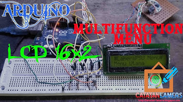 Arduino - Multifunction Menu with LCD 16x2