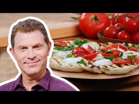 bobby-flay-makes-a-savory-pizza-and-dessert-pizza-|-food-network