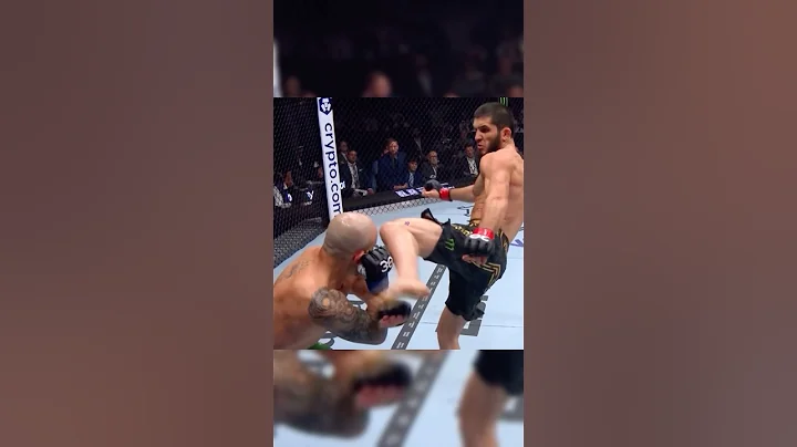 Islam Makhachev Slo-Mo KO of Volk🥺
