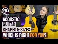 Acoustic Guitar Sizes & Shapes Explained - Which One Is Right For You?