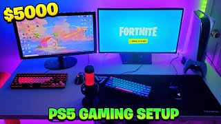 My *UPDATED* 2021 PS5 Console Gaming Setup! ($5,000)