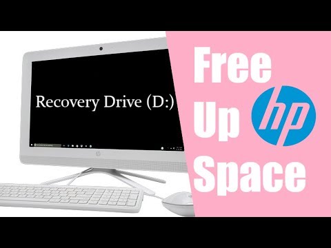 Free up space on a Recovery Drive Hp all in one PC Windows 10 (easy) hqdefault