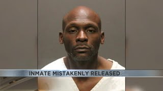 Authorities seeking inmate mistakenly released