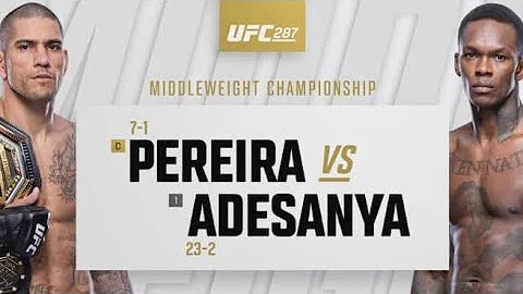 UFC 287: Israel Adesanya vs Alex Pereira Highlights 2023