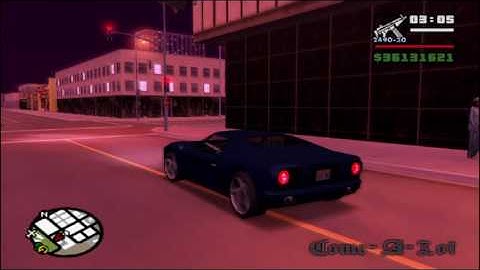 GTA: San Andreas - Worst luck possible; wasted by a random plane crash