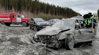 Автопилотка на "Террано" подставилась под "Акцент". Real video