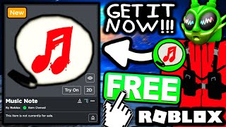 FREE ACCESSORY! HOW TO GET Music Note Speechbubble! (ROBLOX David Guetta DJ Party EVENT) screenshot 4