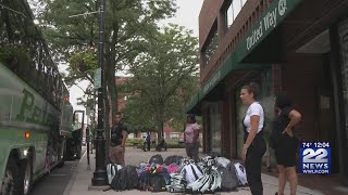 School supplies delivered from Stuff the Bus campaign