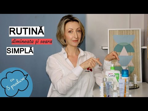 RUTINA TEN NORMAL SI USCAT. Rutina pentru începători. Rutina simpla cu doar 5 produse cosmetice.