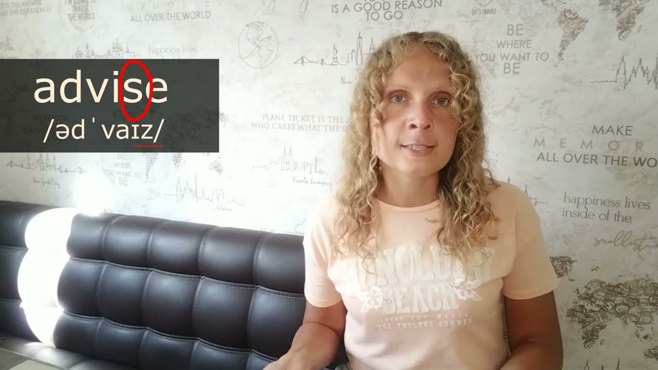 Видеоурок. ADVICE & ADVISE
