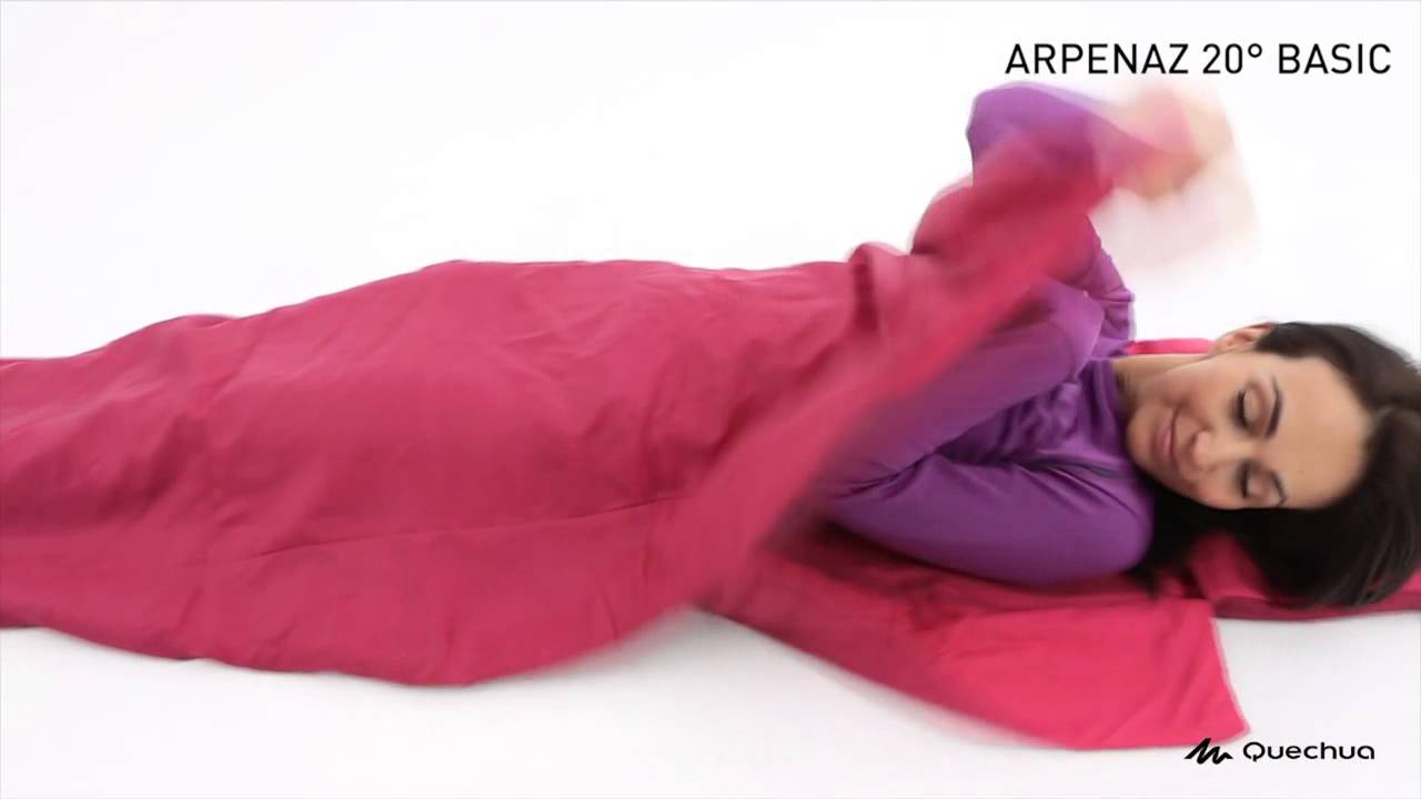 S20° ZIP sleeping bag-Quechua - YouTube