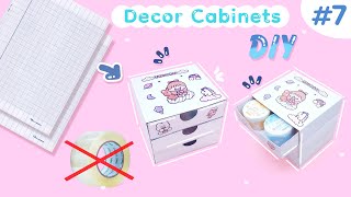 DIY a assembled Decor cabinet with student paper | No Tape | No cardboard // Quyen Sach Nho