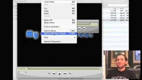 MacMost Now 114: How To Use QuickTime Pro To Edit Video