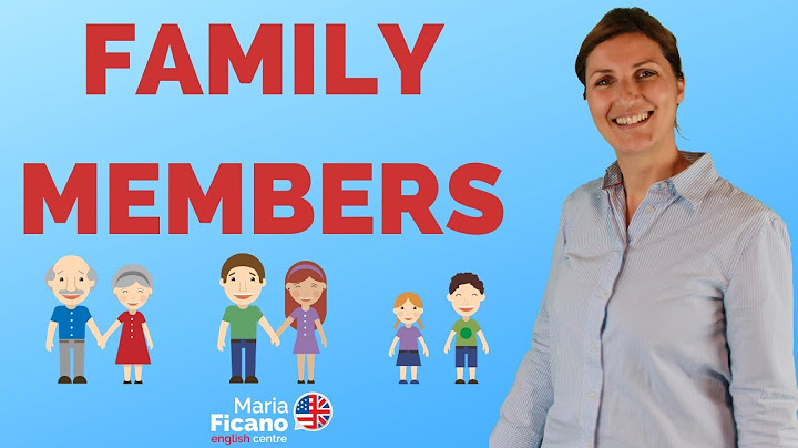 Inglese: i membri della famiglia, family members (Giochi e test)